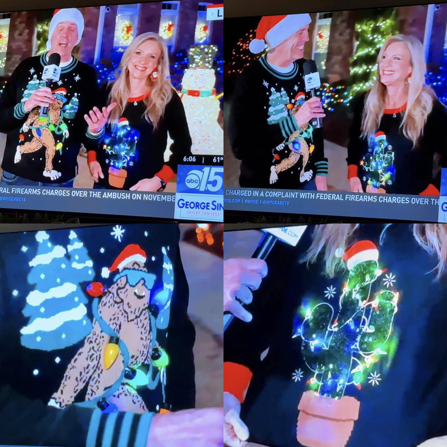 So much fun having Cindy join me on TV tonight to track Santa