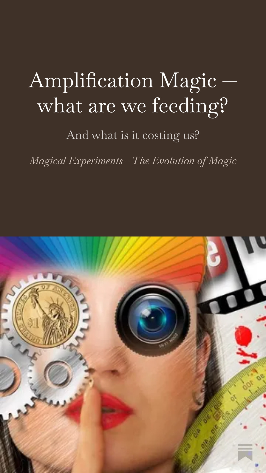 Sheena and I explore the evolution... - Magical Experiments | Facebook