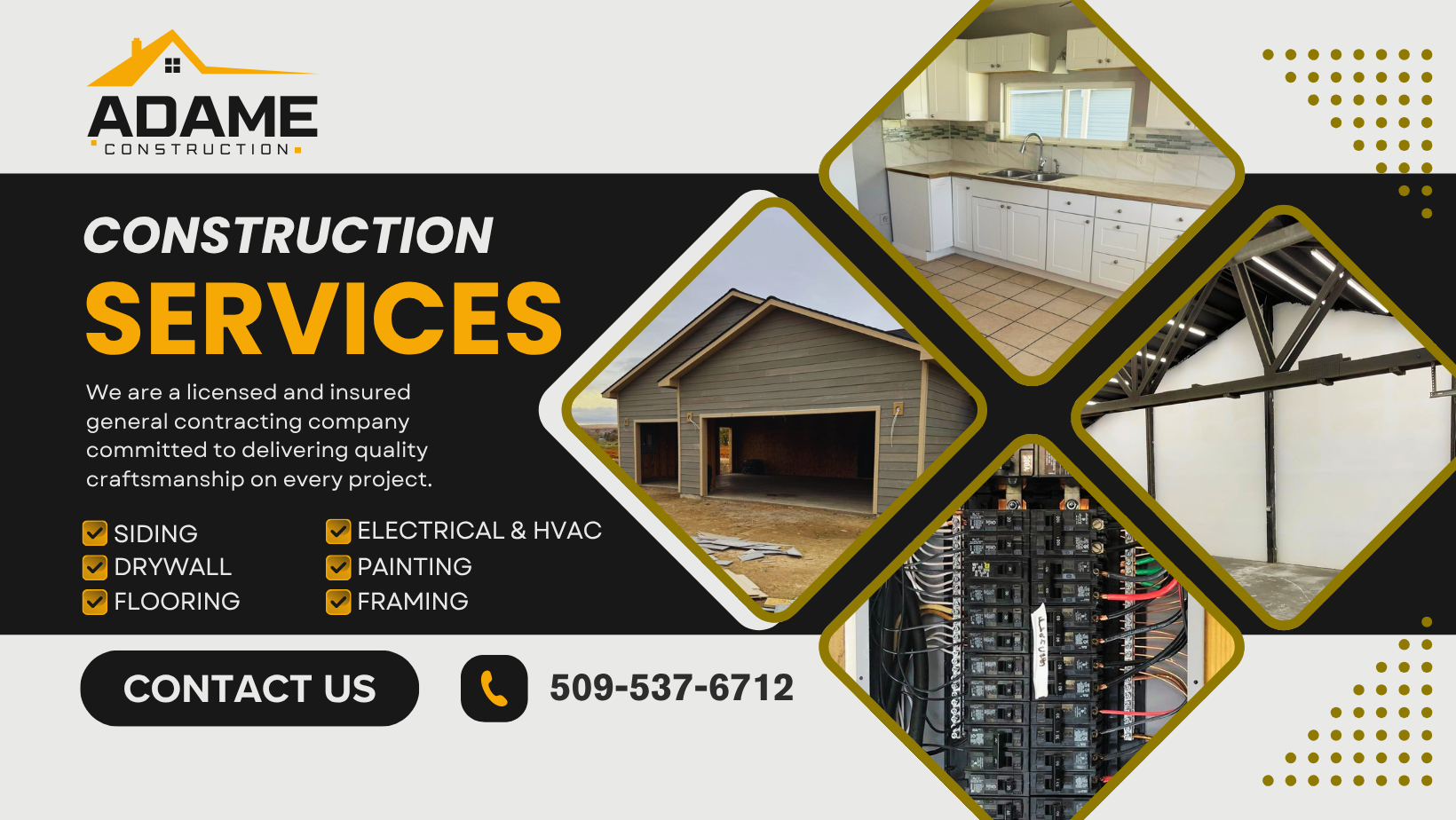 Adame General Construction LLC | Pasco WA