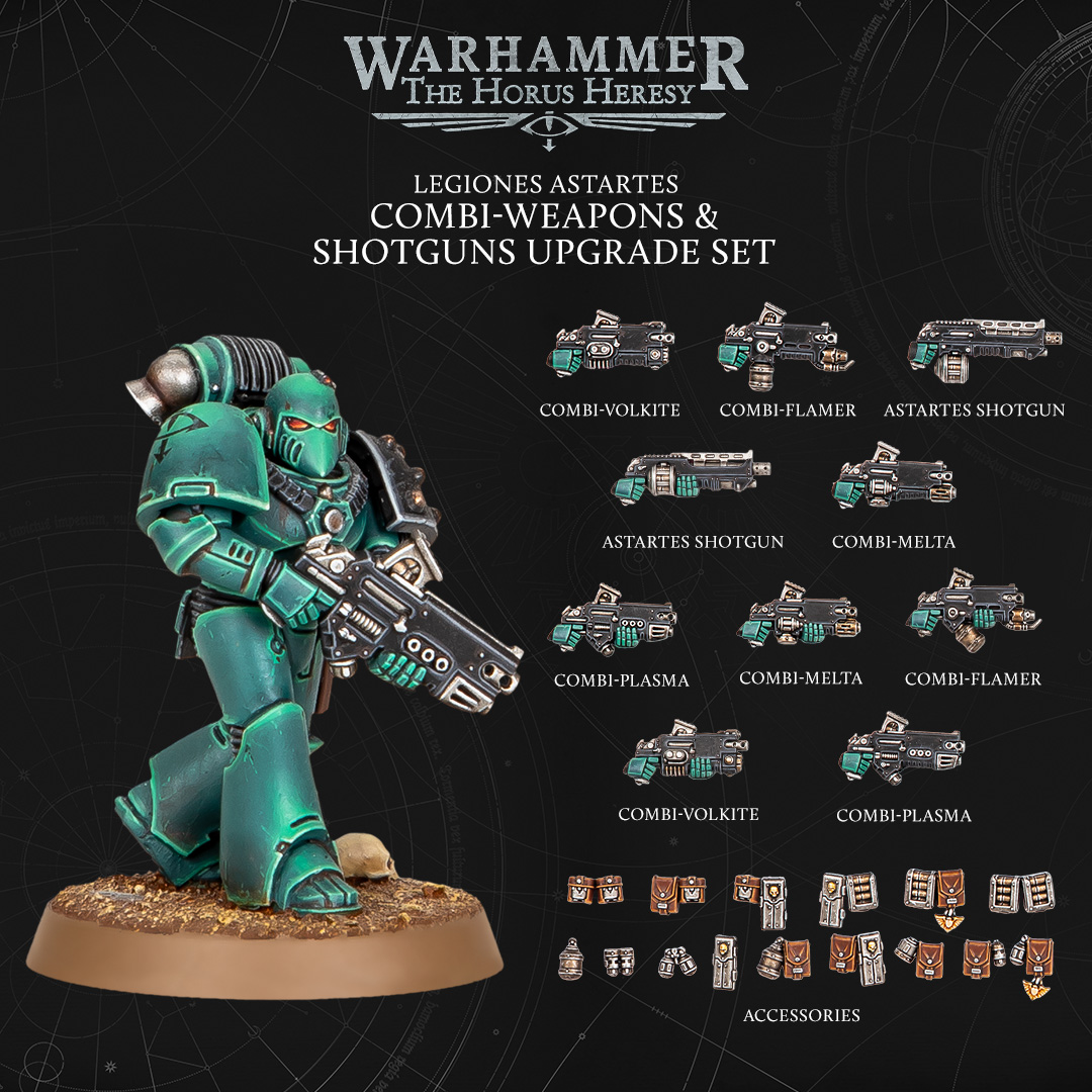 Melee Weapons Upgrade Kit Warhammer - Horus Heresy : Kit D'armes De Mêlée Pour Légion Astartes MKIII & MKVI
