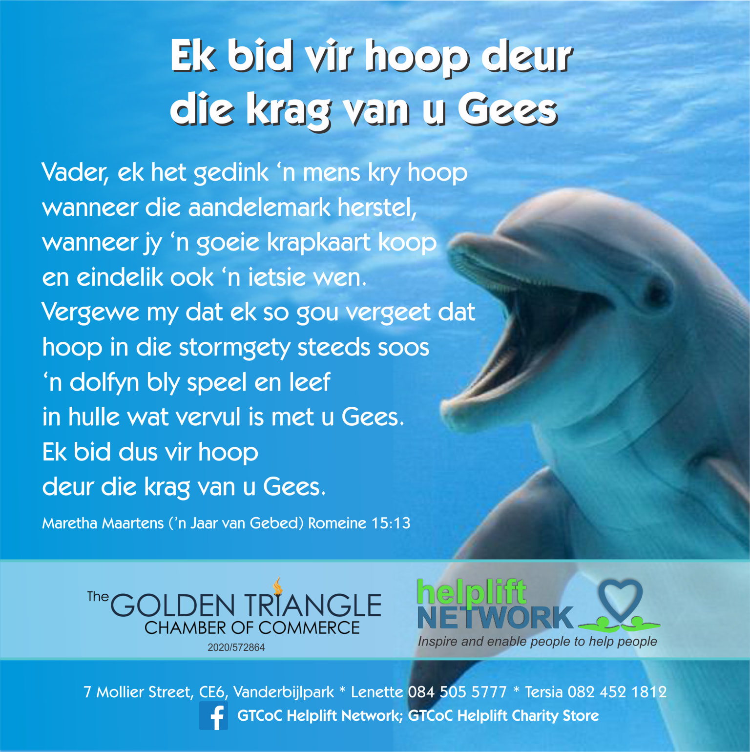 Helplift Network Vaal Triangle - GTCoC Helplift Charity Store 7 Mollier ...