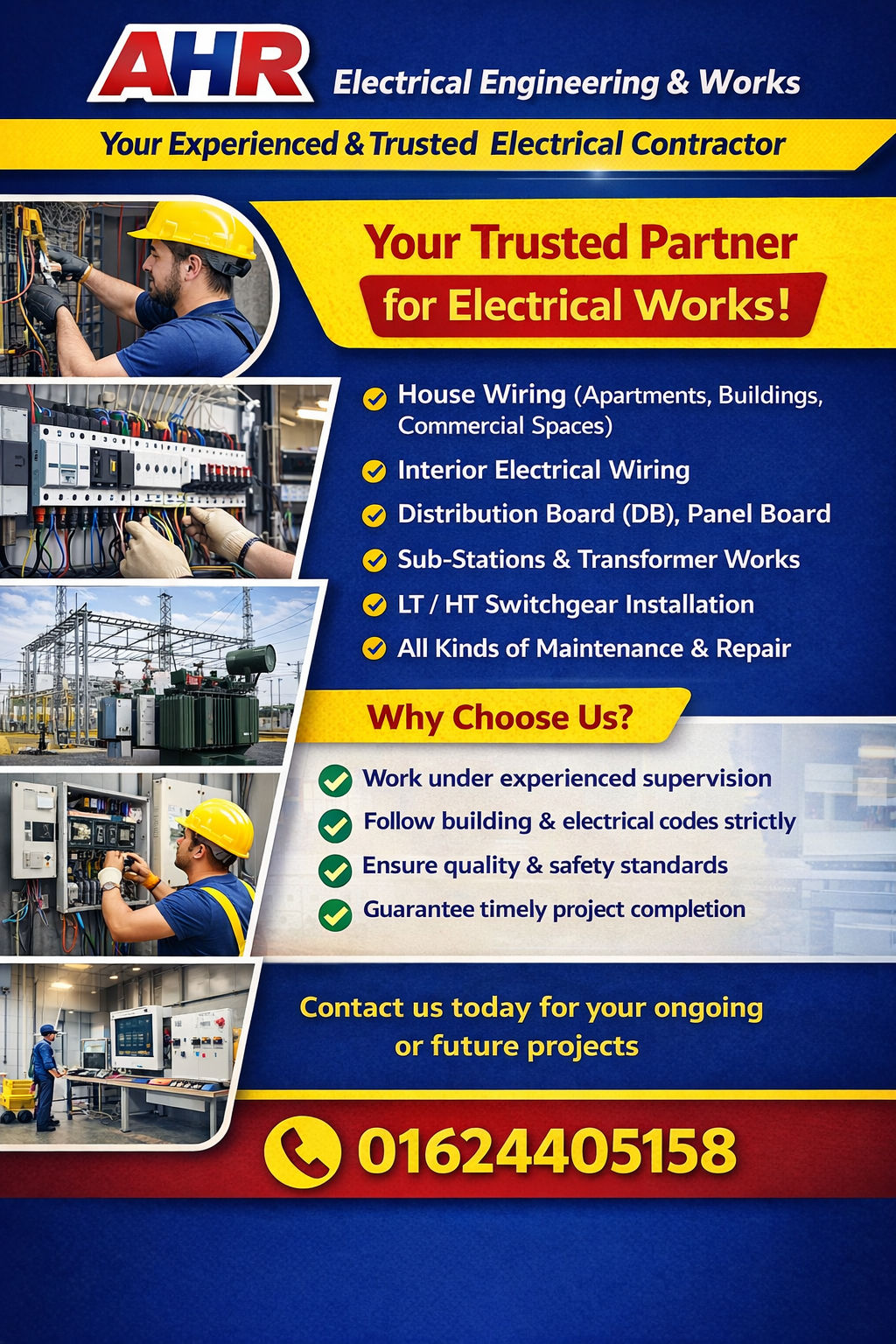 AHR Electrical Engineering & Works | Dhaka