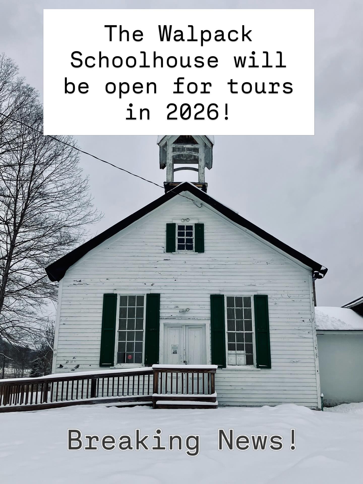 Breaking News! The Walpack... - Walpack Historical Society | Facebook