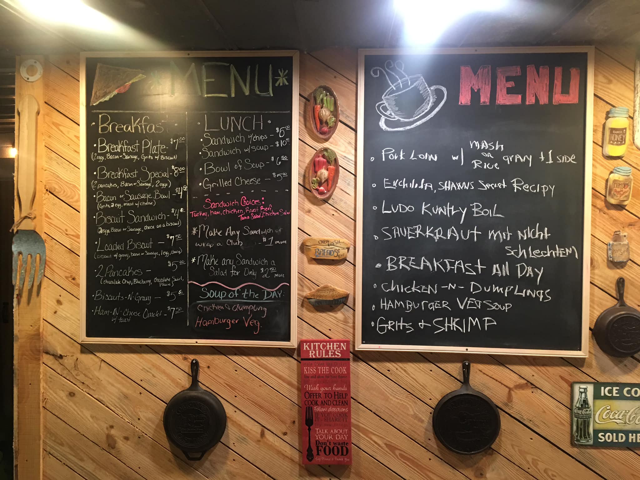 Our expanded Menu for the day, as... - Ludowici Koffee KAFÉ | Facebook
