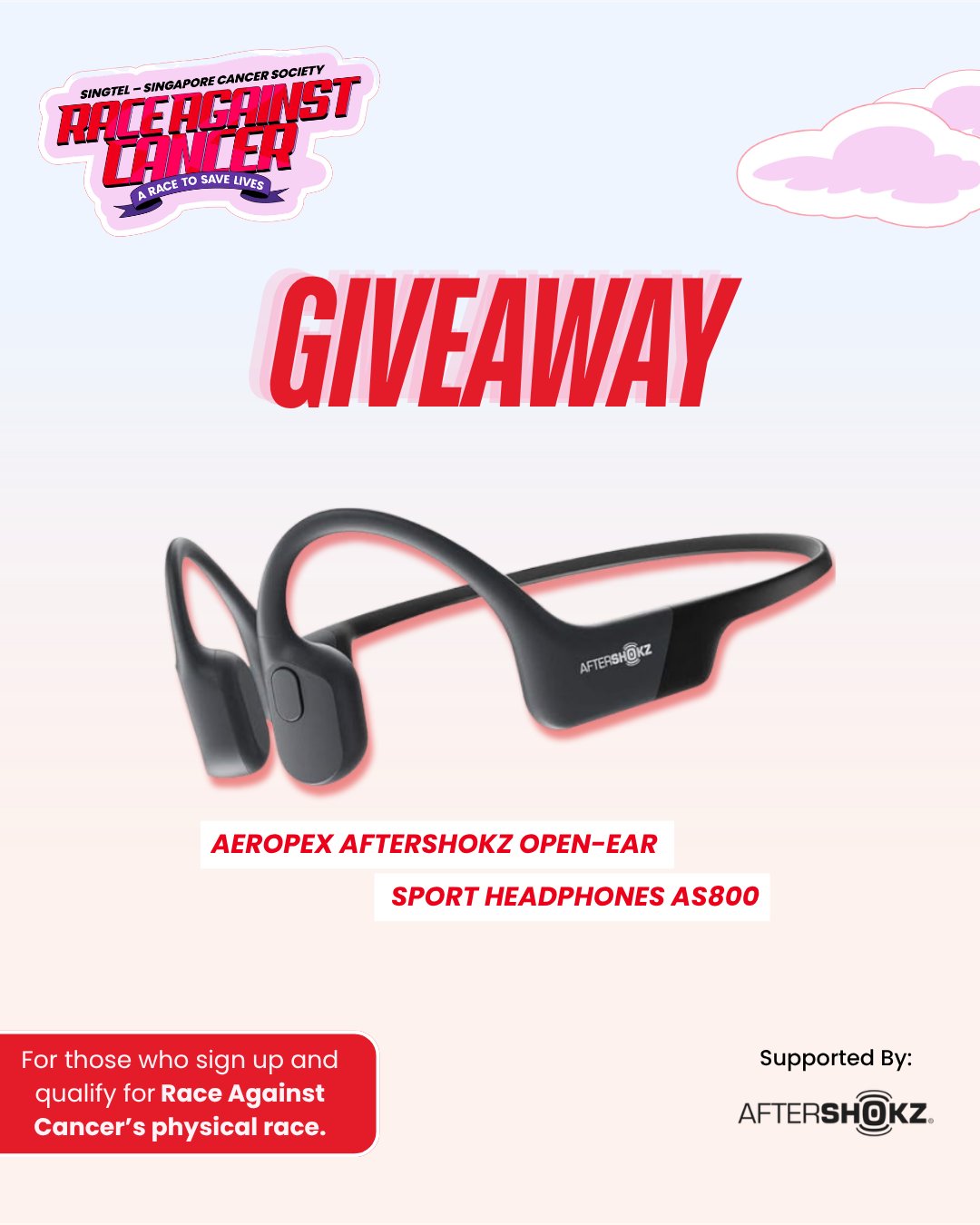 GIVEAWAY] Sign up today! 🎁 Stand a chance to win an Aeropex
