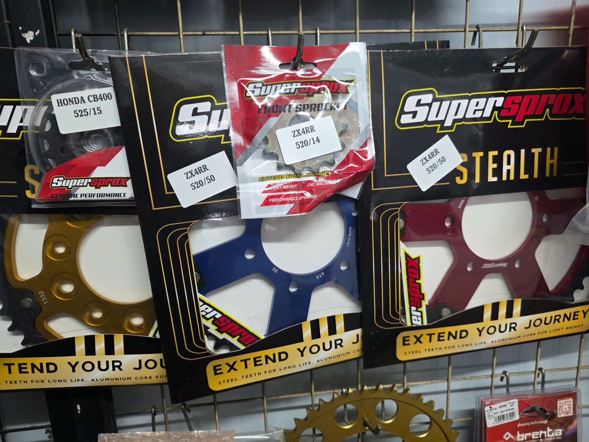SUPERSPROX~ Kawasaki ZX4RR 48 & 50 Teeth available in RED BLUE