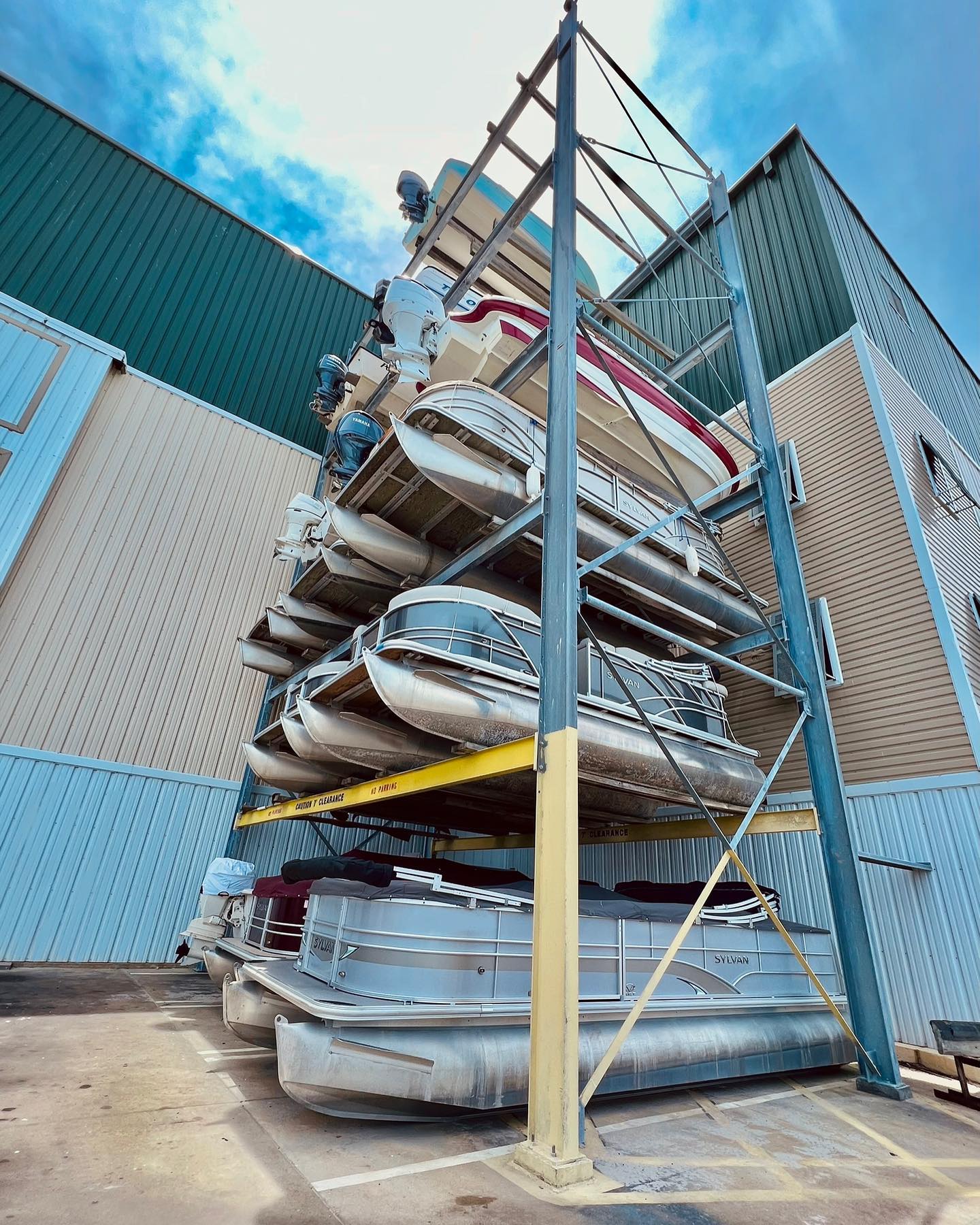 Outside racks at our new marina:... - Windward Marina Group