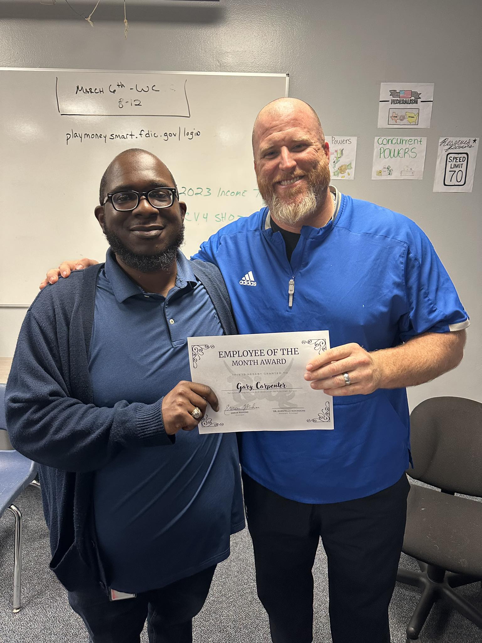 Rice - 🎉 RHS Employee of the Month: Gary Carpenter! 🎉 Rice High School ...