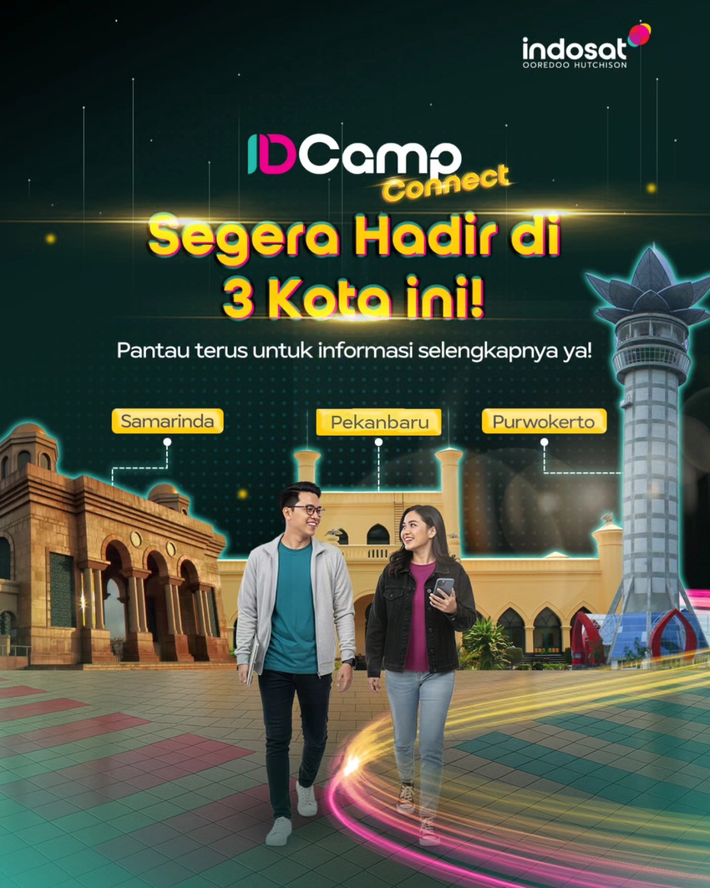 Inilah 3 kota yang akan... - IDCamp Indosat Ooredoo Hutchison | Facebook