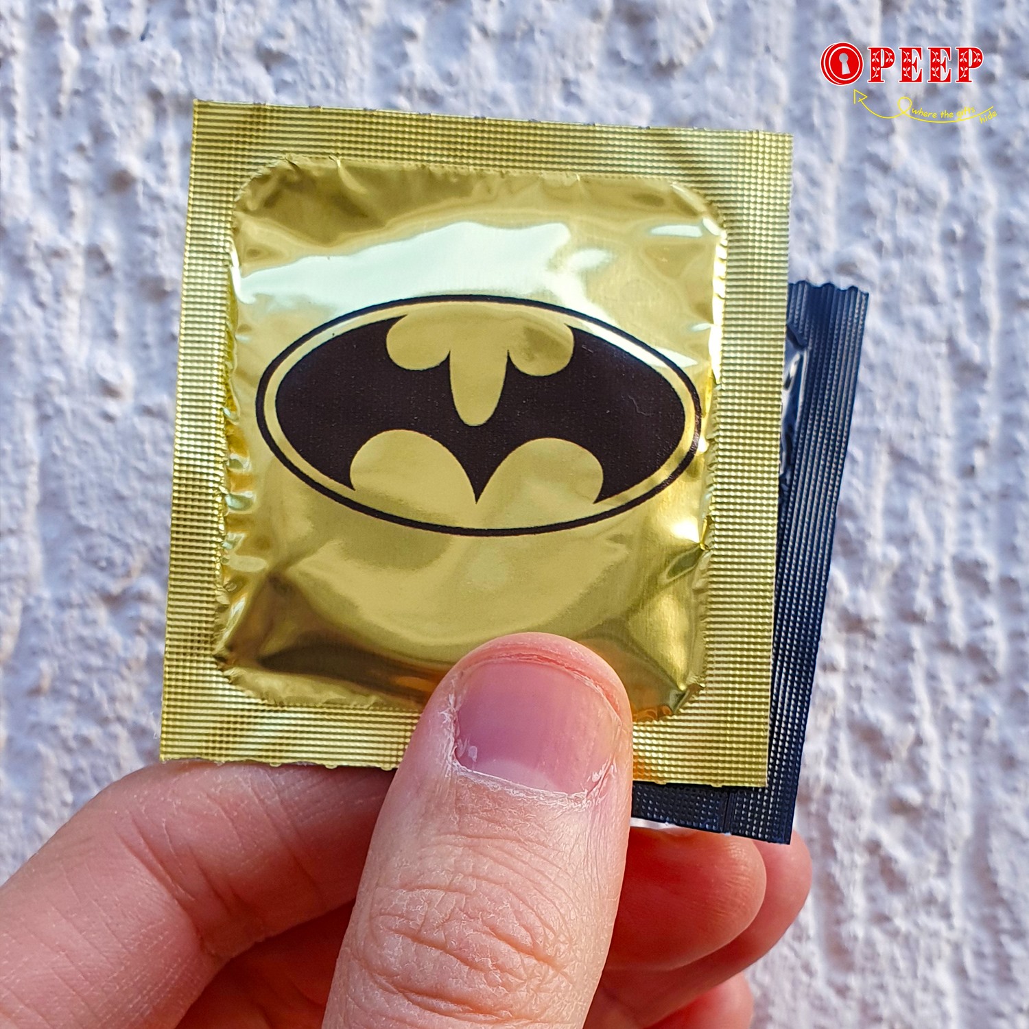 Peep Gift - Презерватив Batcondom🦸‍♂️🦇💦 👉5 лв. Какво...
