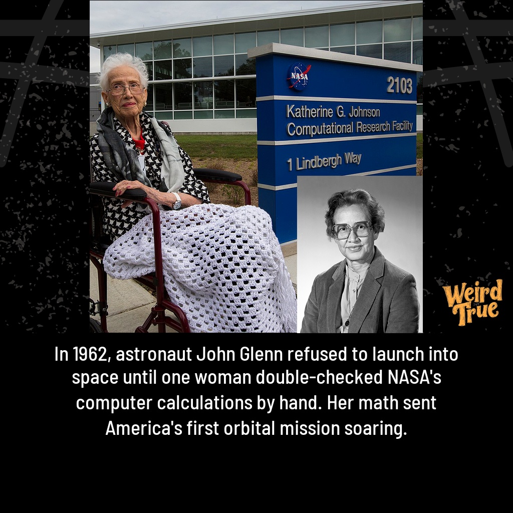 Weird - The countdown had stopped. John Glenn sat strapped in his ...