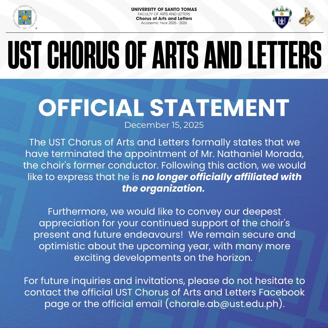 UST Chorus of Arts and Letters