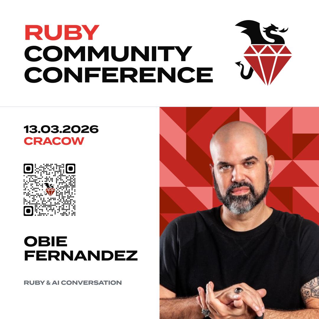 Visuality - A legendary voice in the Ruby world is joining... | Facebook