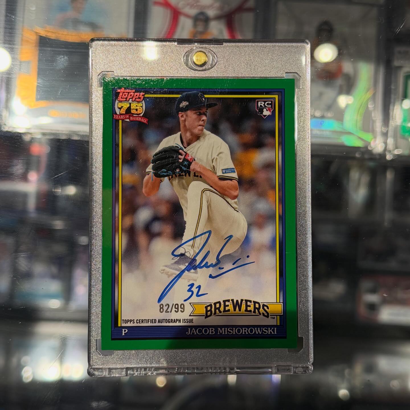 RbiCru7 hits Jacob Misiorowski rookie auto in Topps Series 2
