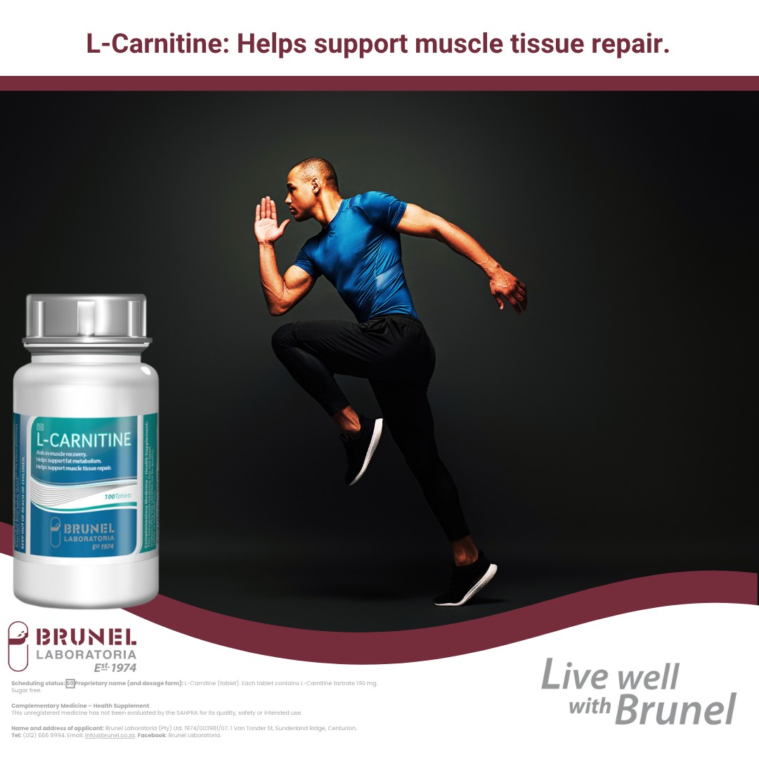 dischem l carnitine Brunel's L-Carnitine tablets are designed to complement your active lifestyle. Each tablet contains 190 mg of L-Carnitine tartrate to support your health and sport supplementation goals. Find our products in Dis-Chem, selected All products undergo rigorous maxlimit ghk-cu immunogenicity or antibody Size:White Ginger Lotion 2.2 oz