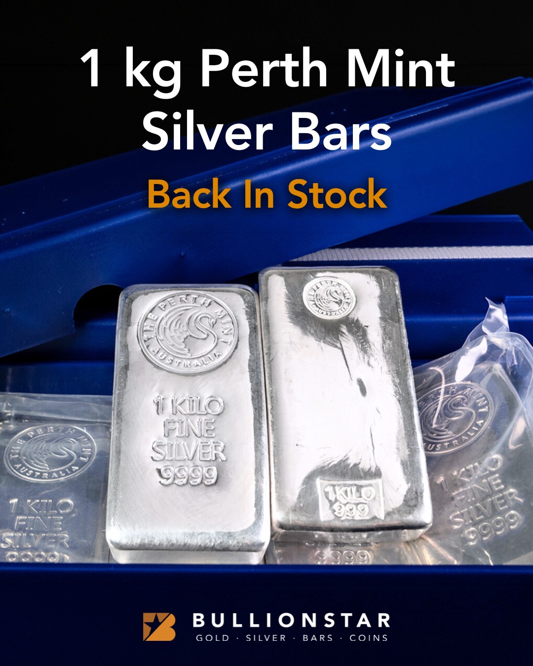 🥈 The 1 kg Perth Mint Silver Bar... - Bullionstar Singapore | Facebook