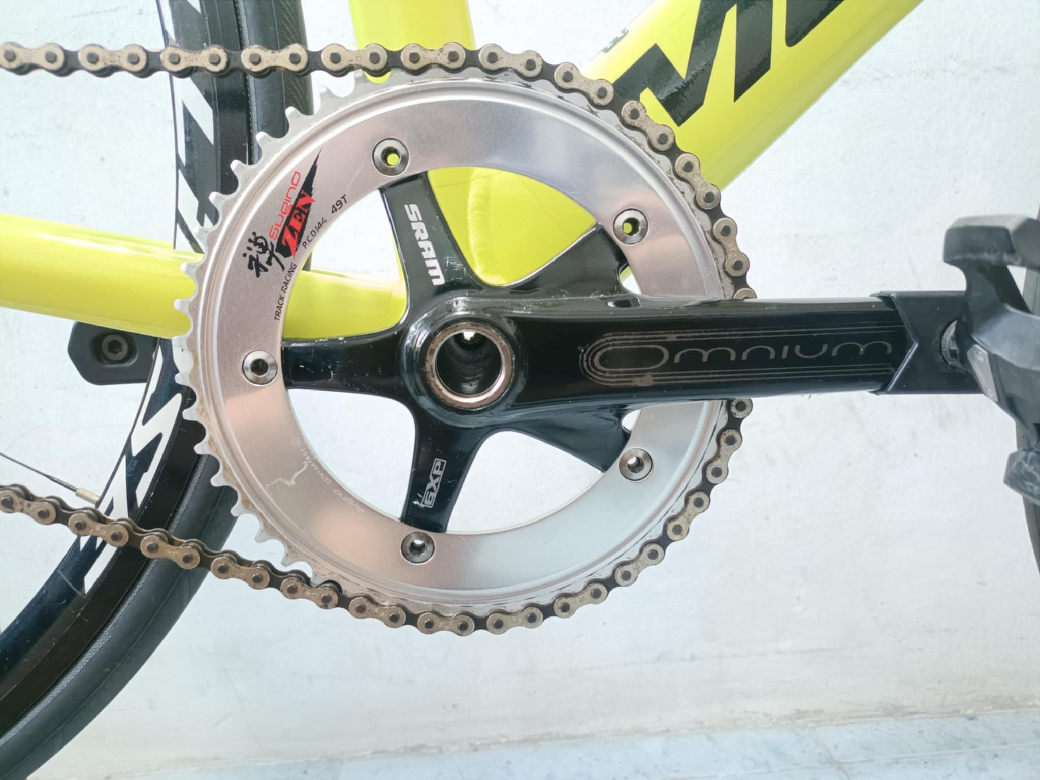 SUGINO Zen Chainring SRAM Omnium Crank Pista