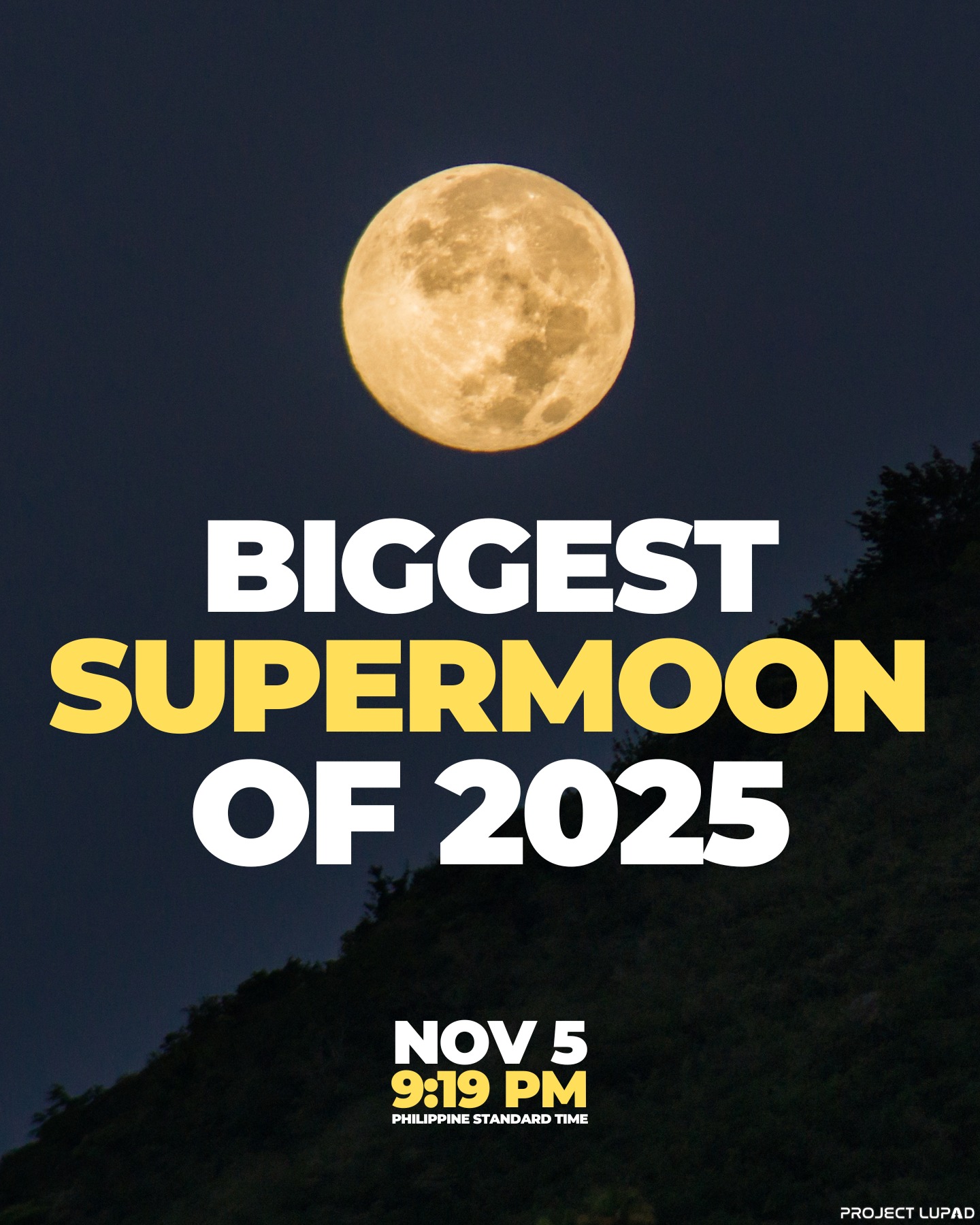Project LUPAD - The BIGGEST Supermoon of 2025 is happening... | Facebook