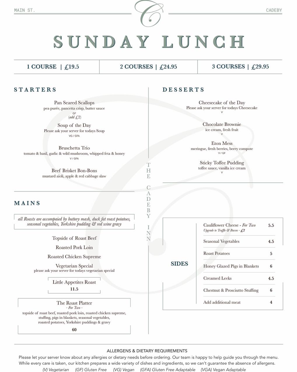 The Cadeby Pub and Restaurant | Doncaster