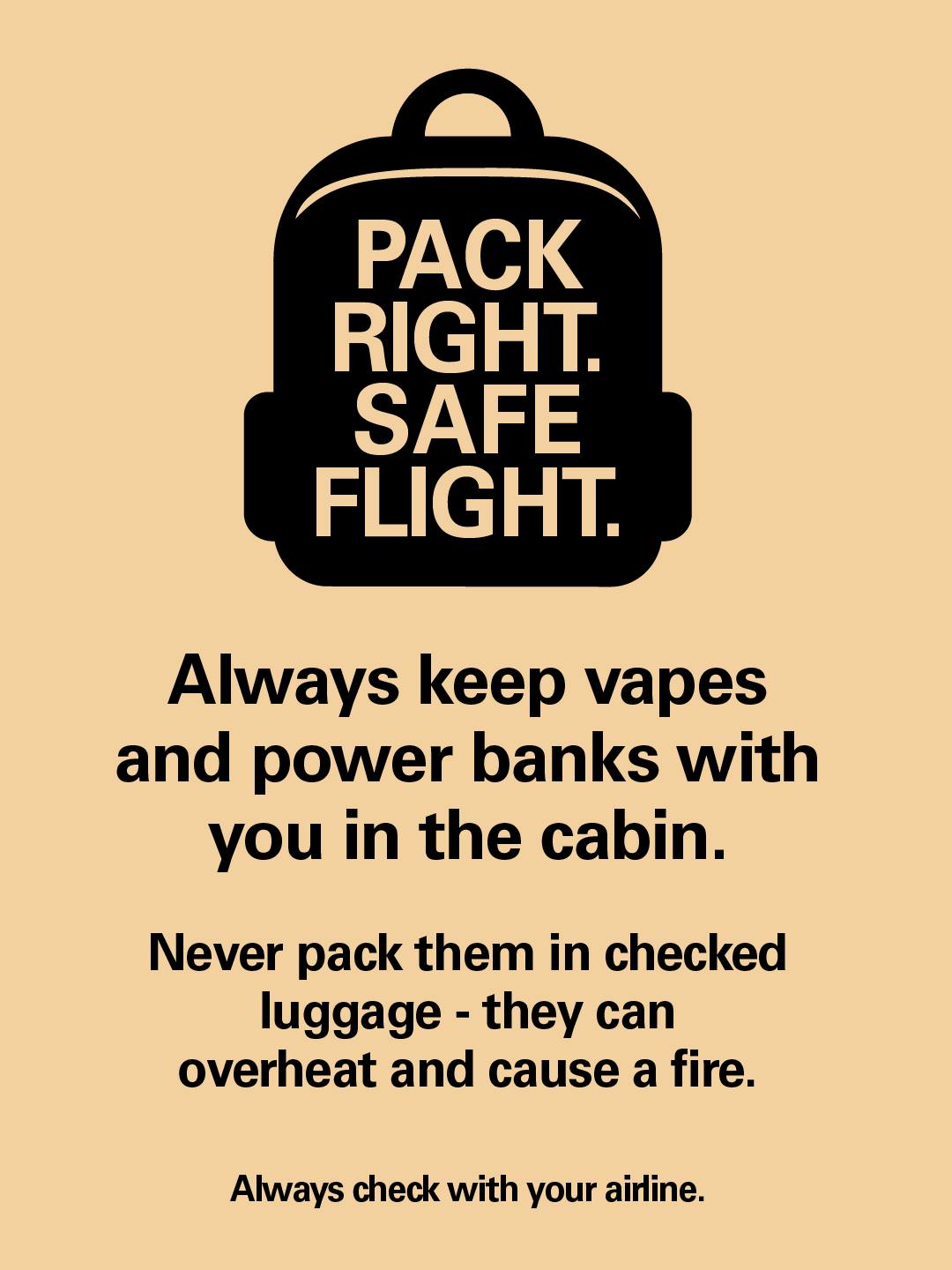 can vape batteries go in checked luggage If you're packing anything with a lithium battery, keep it your hand ✈️ And remember, when you're going through Security: 🧳 Place everything in your bag 🎒 Put your bag HQD Cuvie Plus Ice Mint Vuse Alto 4 Pods Select Flavor ::Blue Slushee