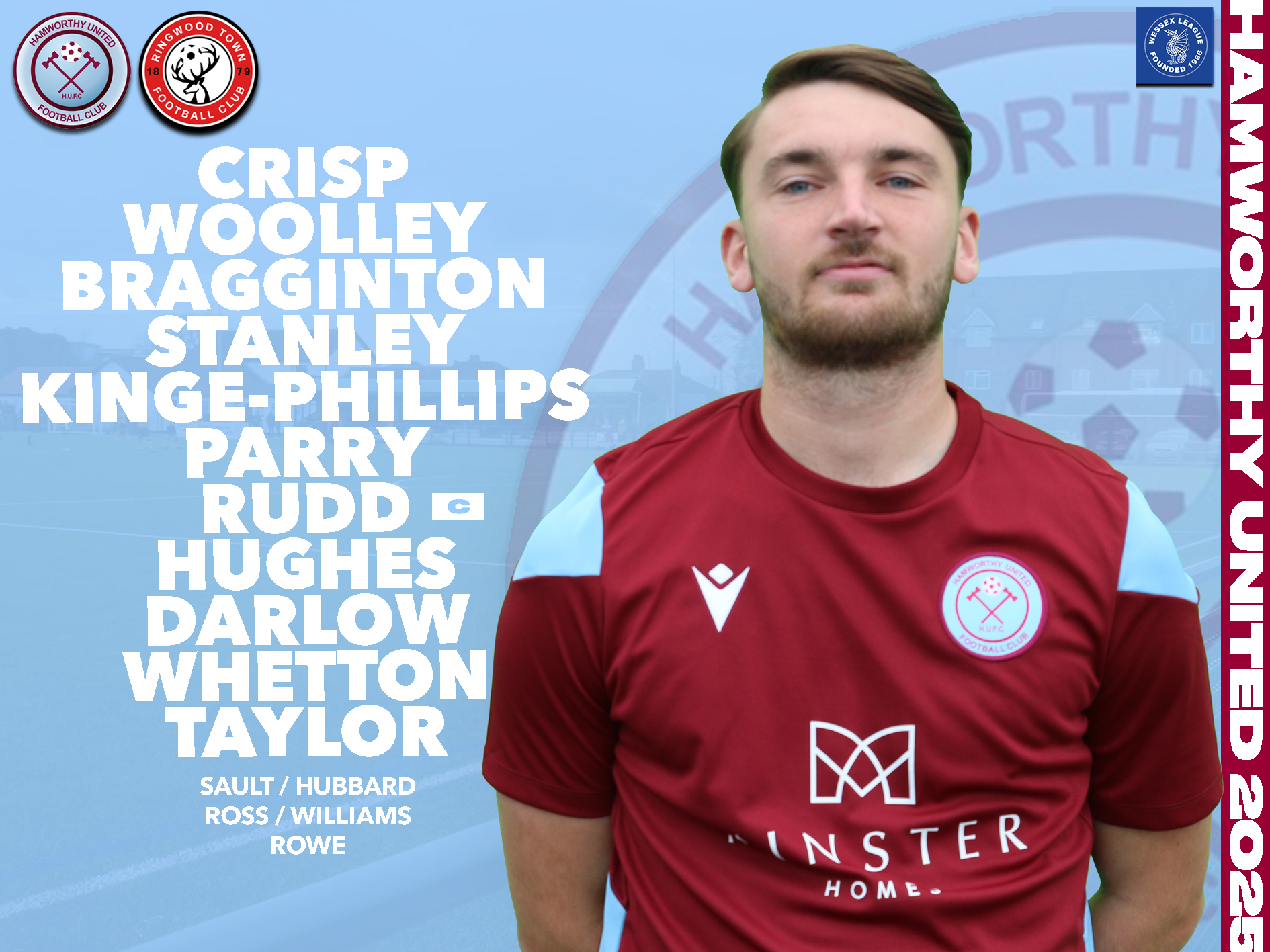 Hamworthy - Presenting our final lineup of 2025 as we host Ringwood ...