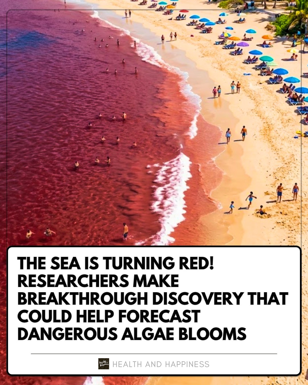 Scientists report unusual red discoloration in ocean waters