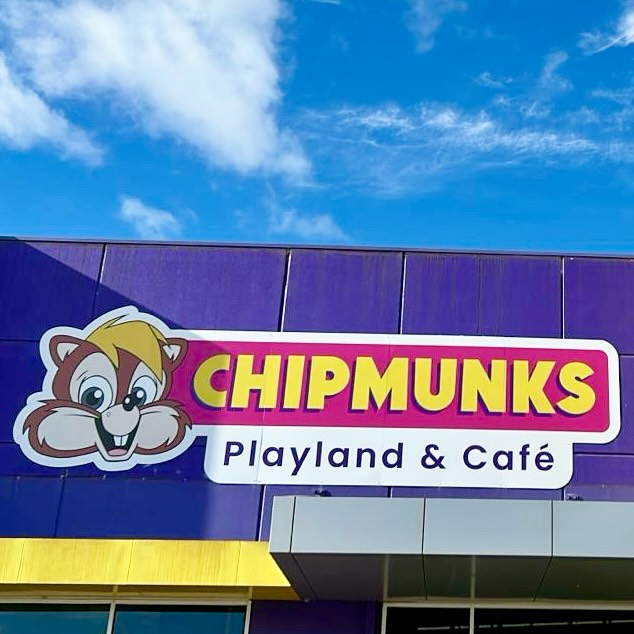 Chipmunks - New signage is up! We’re not far from opening our doors ...