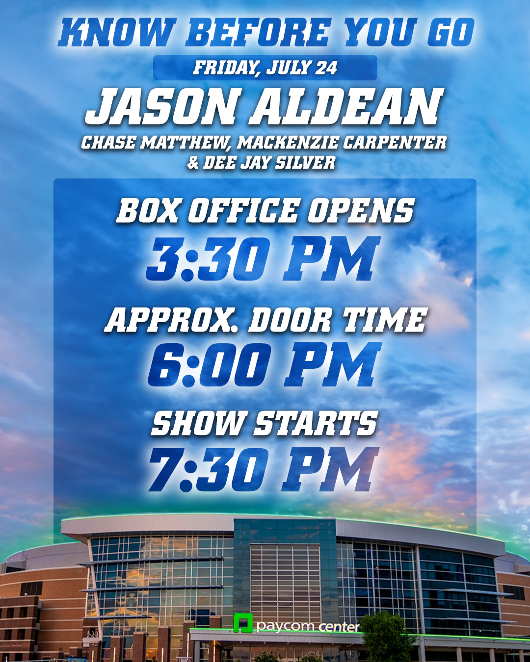Jason Aldean has officially made it to #OKC! 🤠 Get ready for an