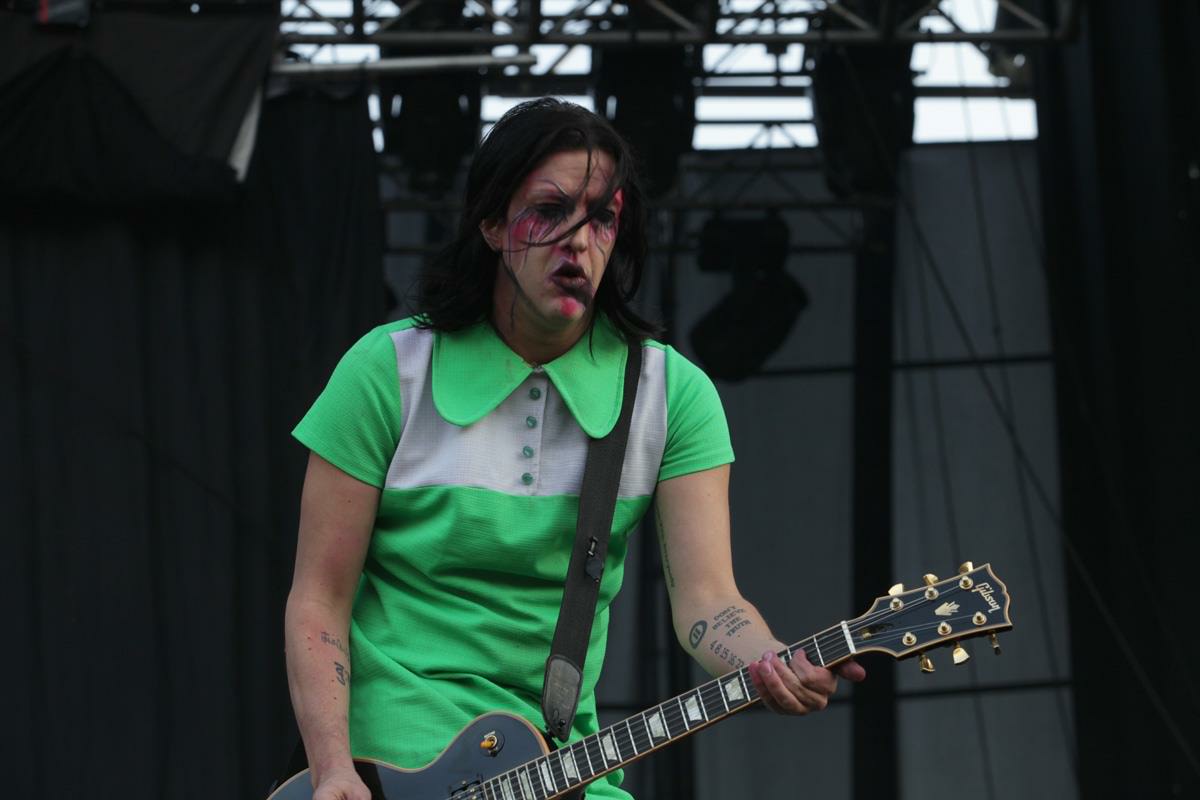 twiggy ramirez green dress Marilyn Manson and Ramírez clothingandjewelry