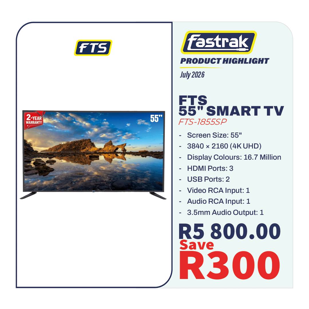 Movie nights just got better with the FTS-1855SP 55