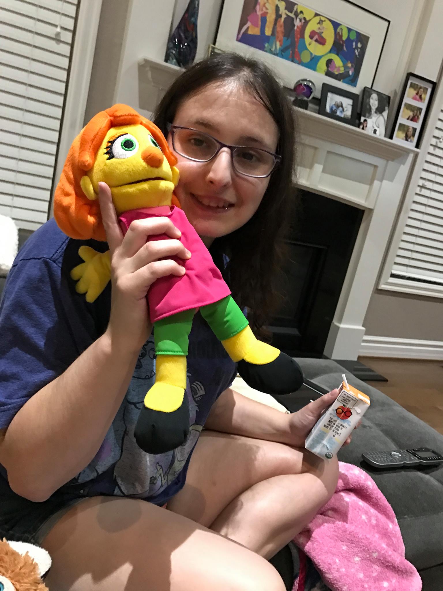 Watching Moana. And thank you Sesame... - Chloe Rothschild
