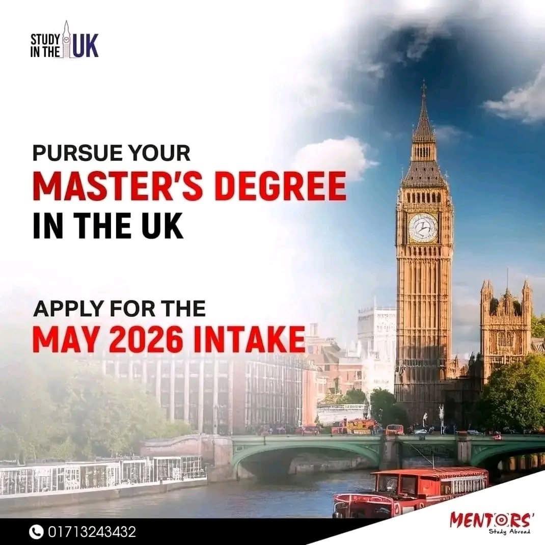 Mentors' - Dreaming of studying in the UK?🇬🇧 To catch the May 2026 ...