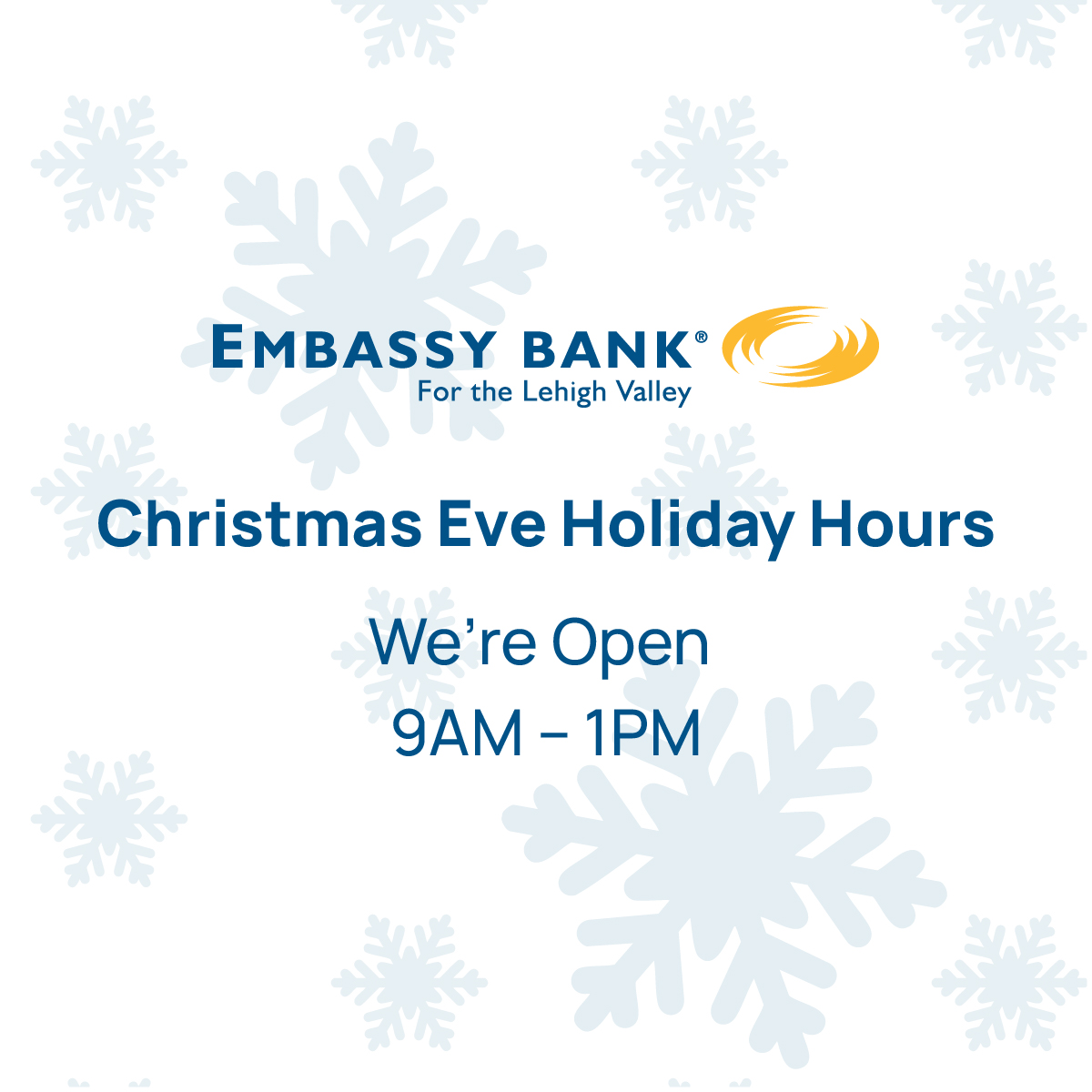 Embassy Bank For the Lehigh Valley | Bethlehem PA