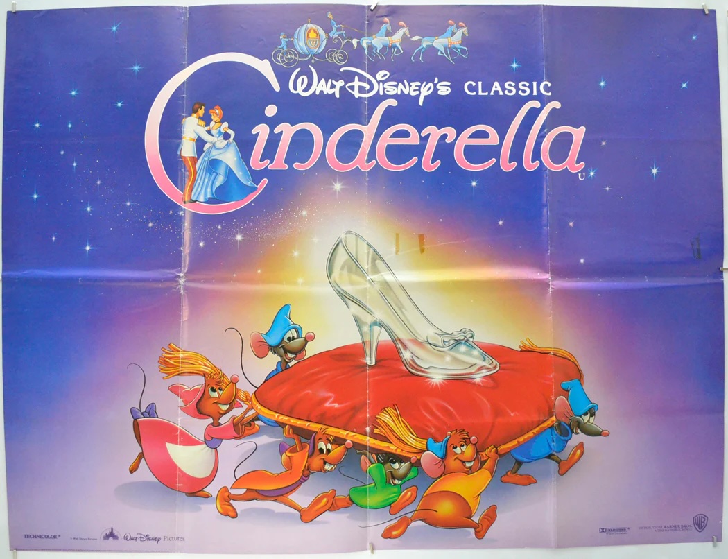 Walt Disney's CINDERELLA (1950)… Sunday, June 21 @ 4 PM. General