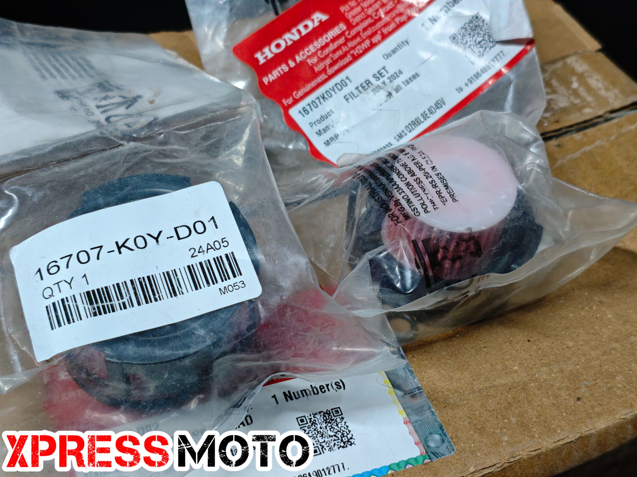 Hornet 2.0 / NX200 Fuel Filter Set Available 01794-624433