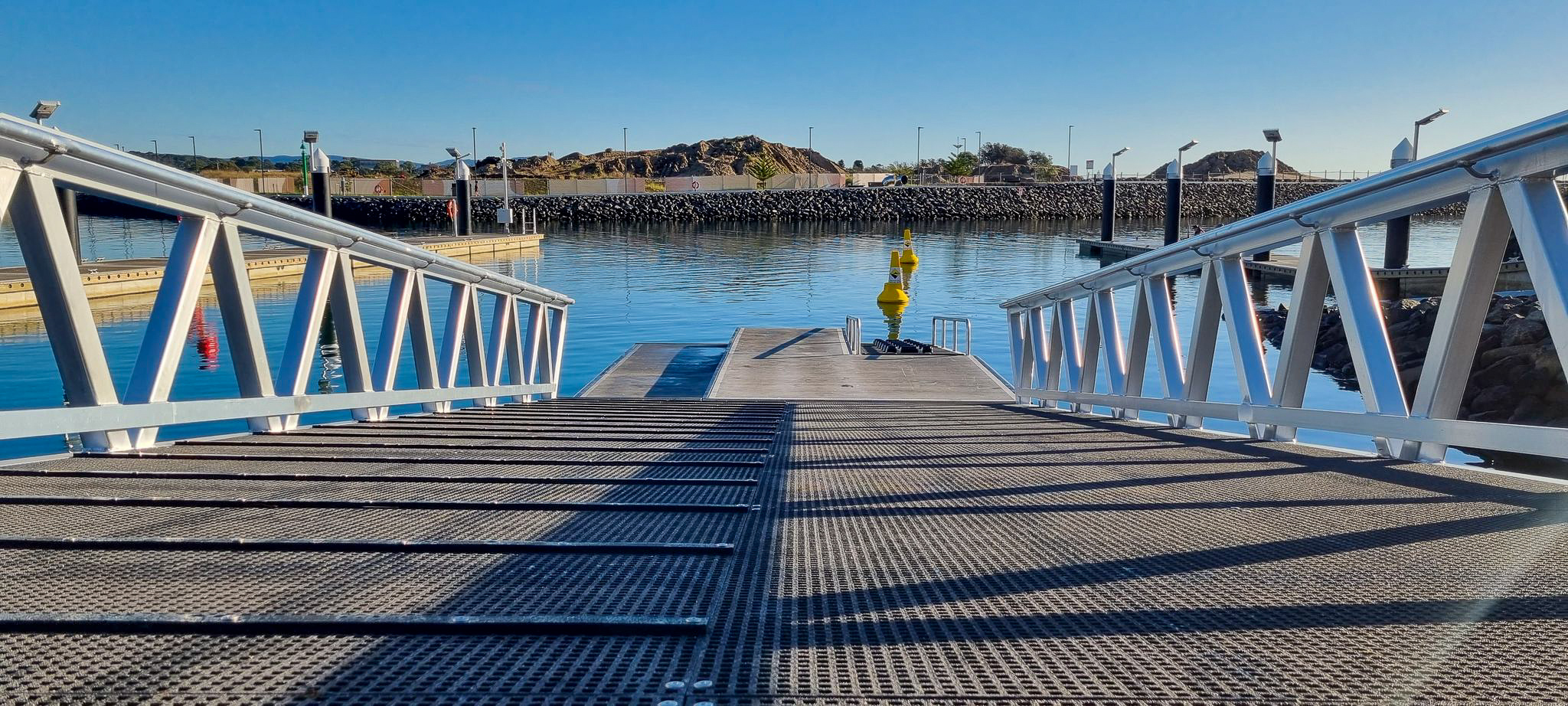 The Waterfront, - The Kayak Pontoon is officially open! The 6.4m long ...