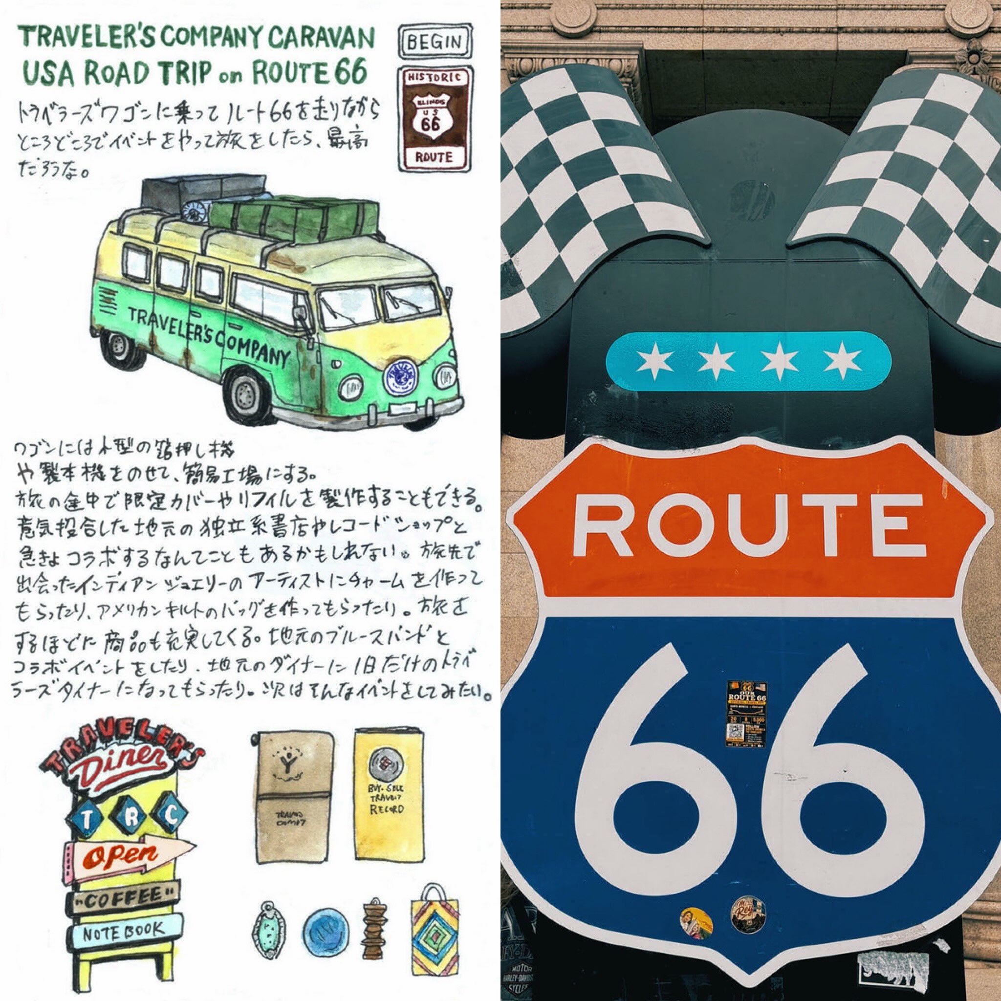 トラベラーズカンパニーでは、20周年を記念して、ステッカーやチャーム