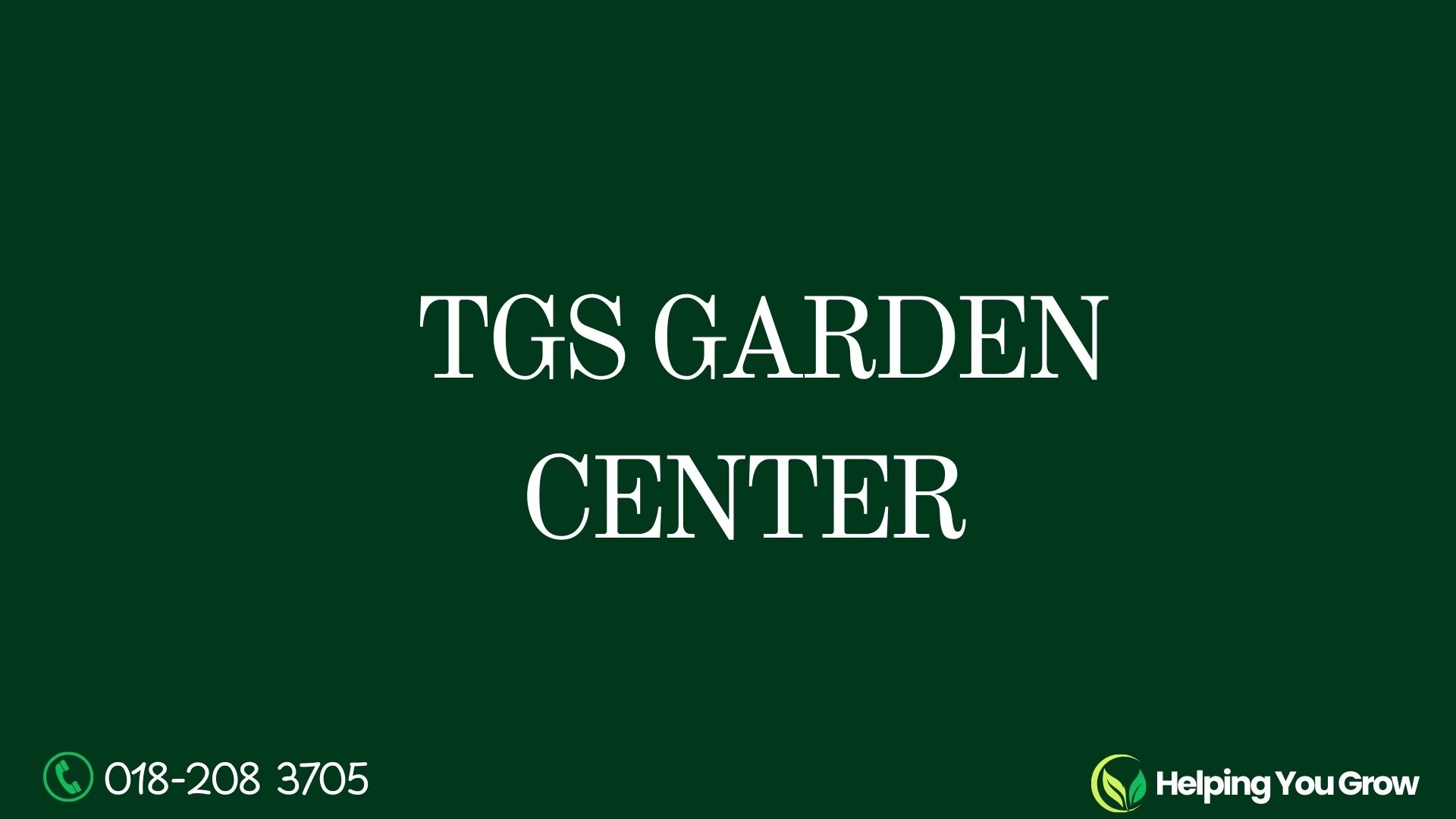 TGS Garden Center added a new photo —... - TGS Garden Center