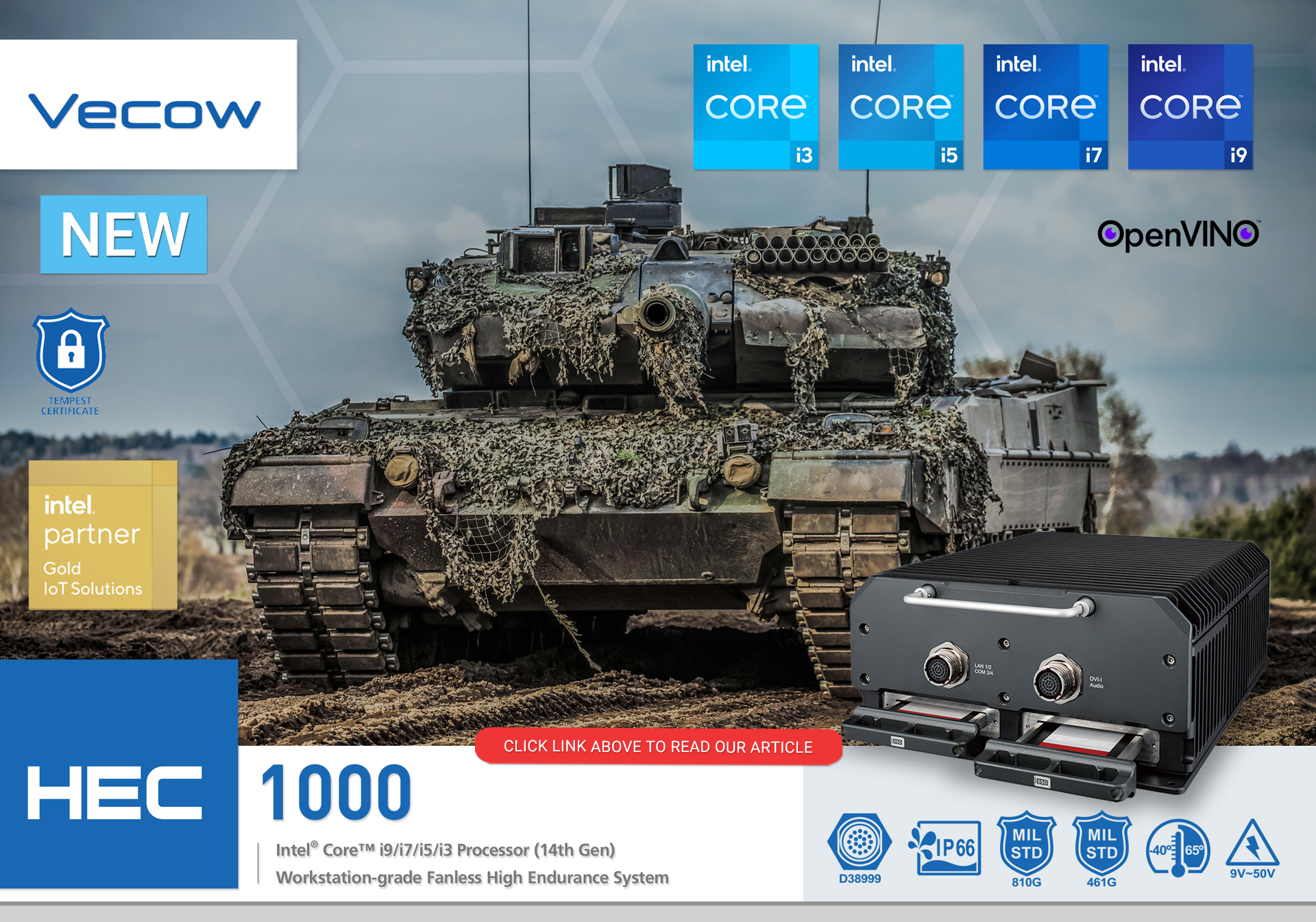 Assured - From War Room to Frontline: Built for NATO Standards... Vecow ...