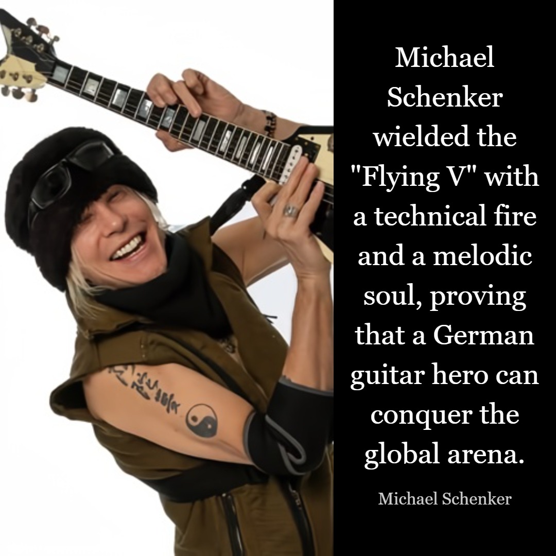 Michael Schenker arrived from Germany as a teenage guitar prodigy