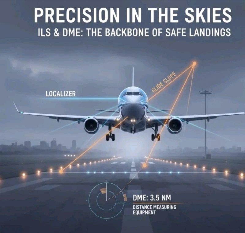 Jhone Saint - 🫡🫡🫡 Precision in the Skies: How ILS and DME... | Facebook