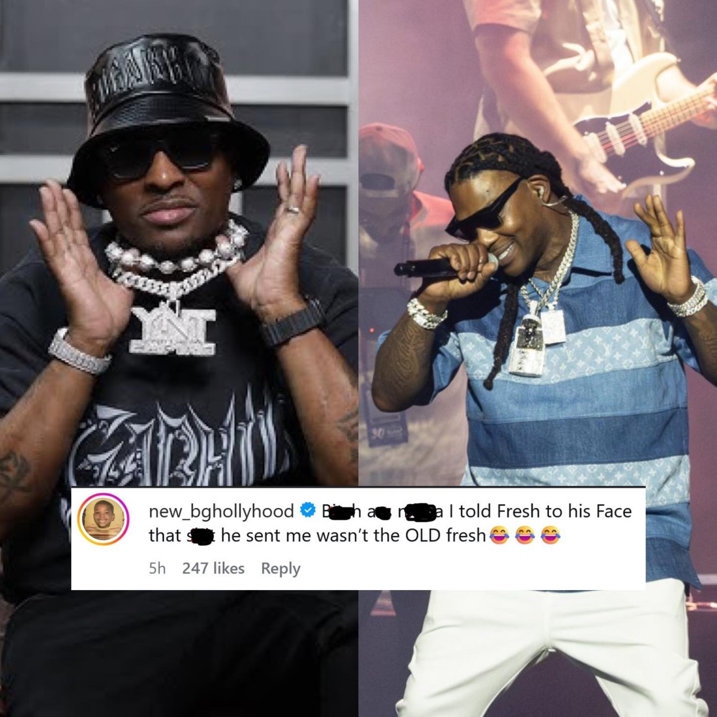 B.G. responded after Turk posted a private DM where B.G. allegedly 