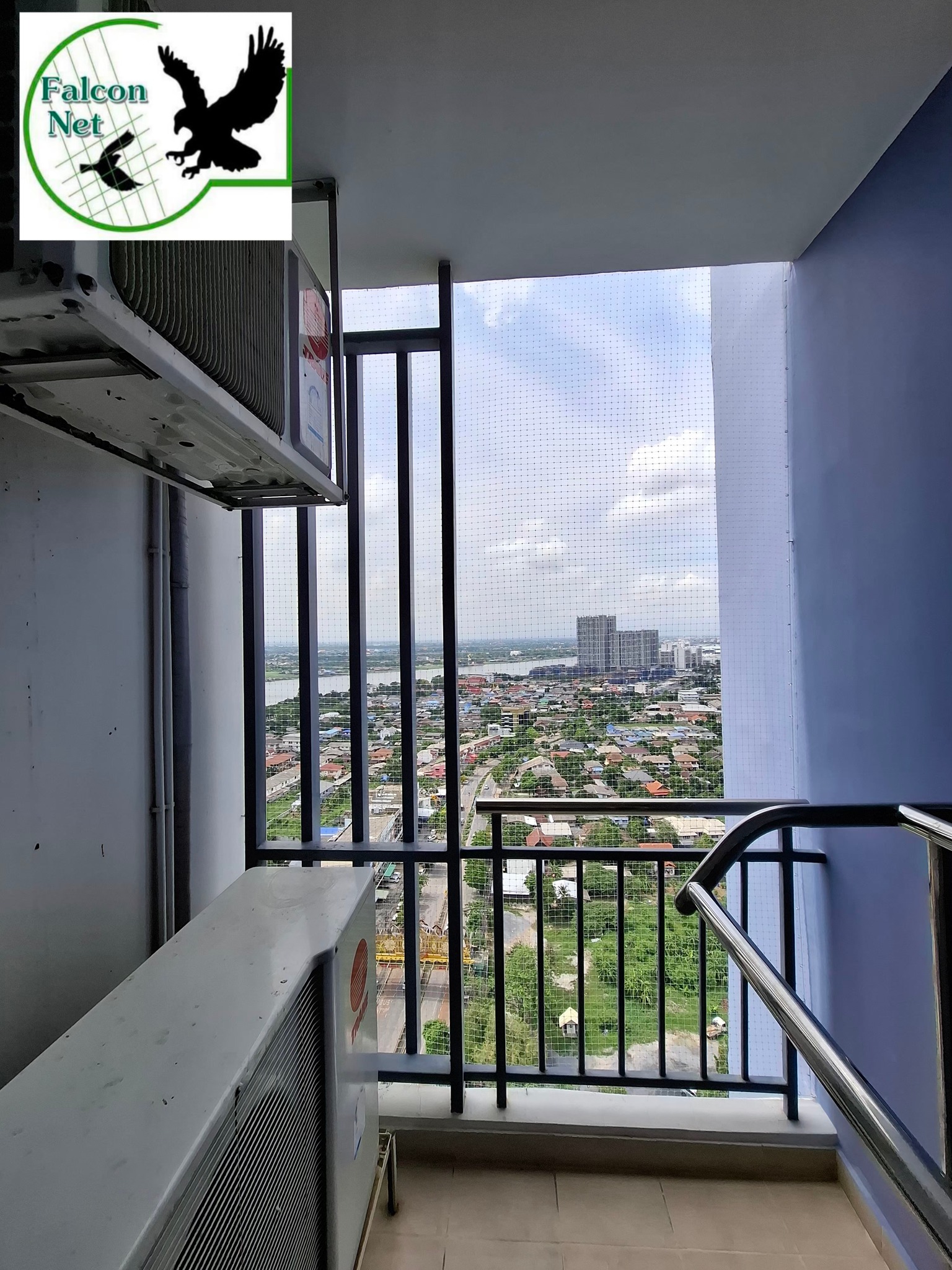 ตาข่ายกันนก Falcon Net added a... - ตาข่ายกันนก Falcon Net