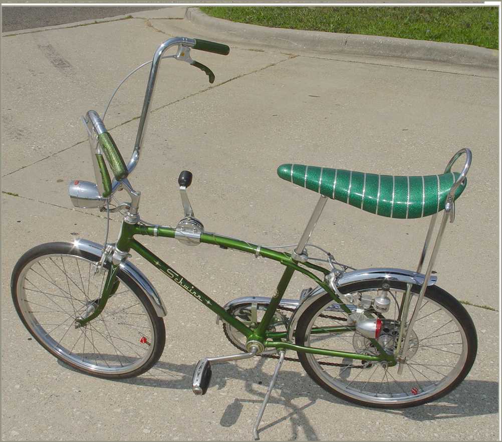 Cool 1968 Schwinn Sting-Ray fastback 5 speed we picked up.