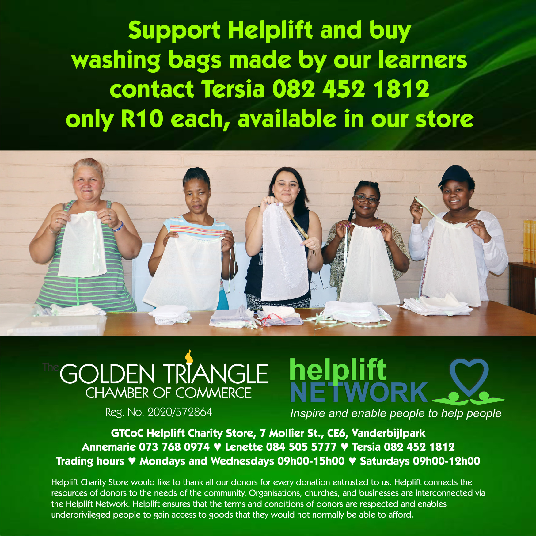 NEW ADDRESS: GTCoC... - Helplift Network Vaal Triangle | Facebook