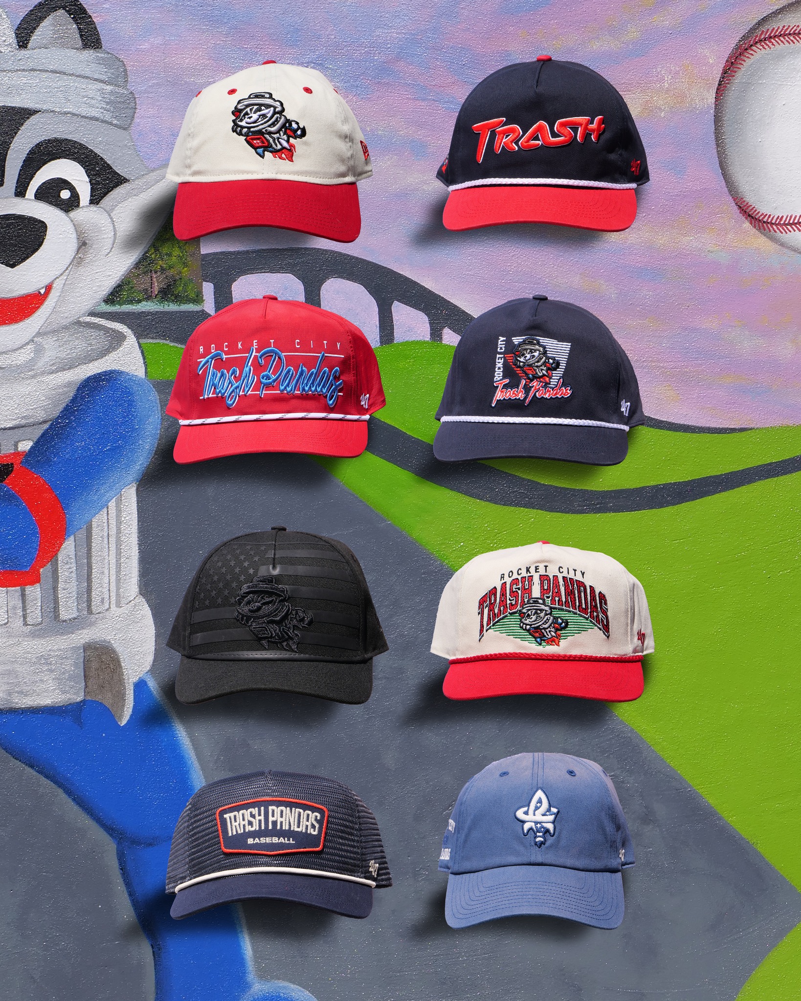 NEW MERCH DROP! With the season... - Rocket City Trash Pandas | Facebook