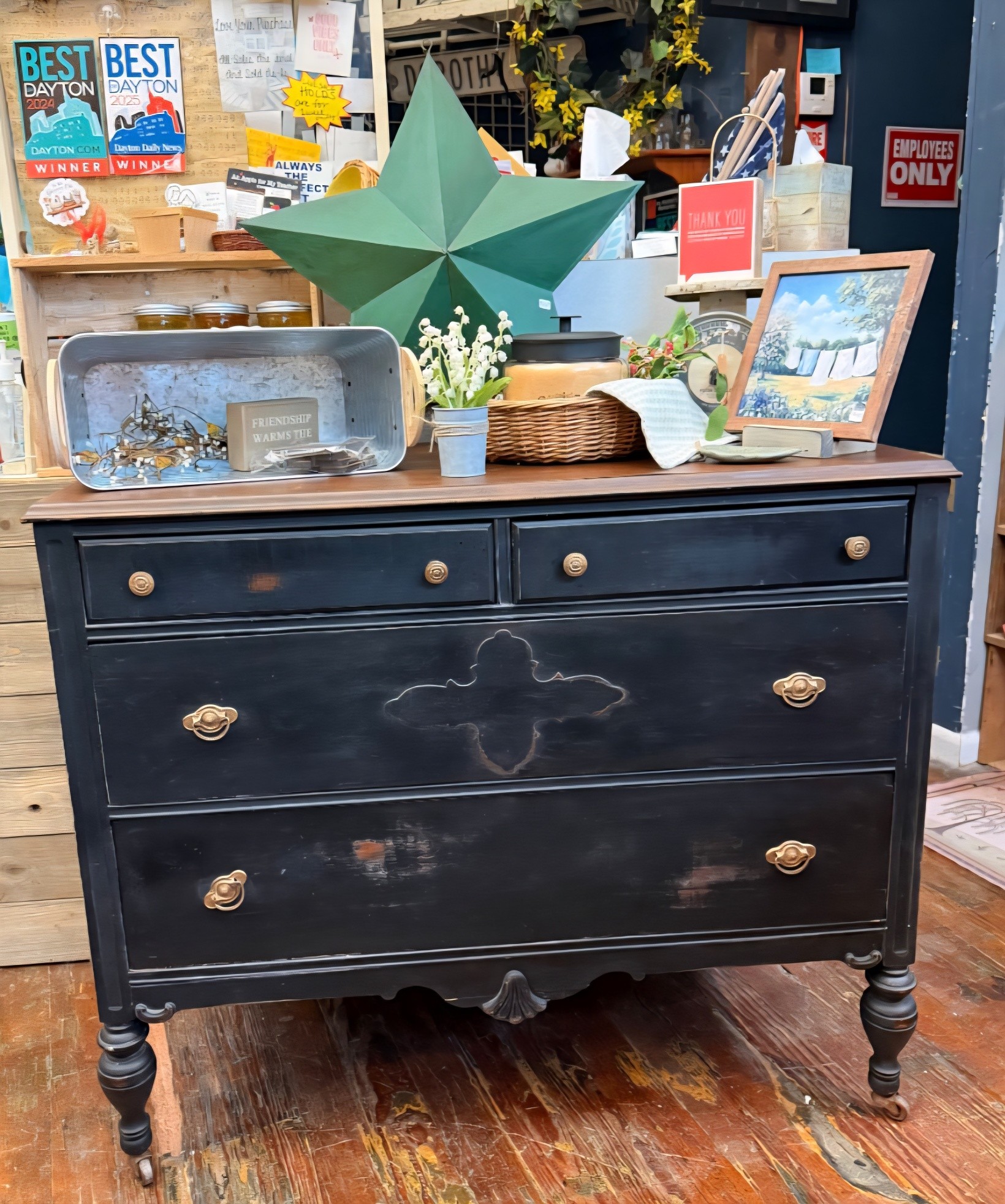 vintage solid wood dresser Orange Brown Rustic 9-Drawer Wooden  Distressed Farmhouse Storage Cabinet cs1977S and contemporary interiors Solid Wood Early American Dresser,