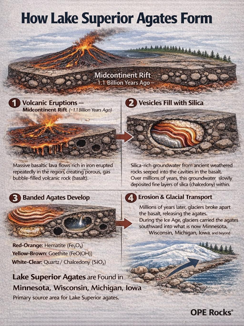 OPE - We love them, but how did they form? I put together this visual