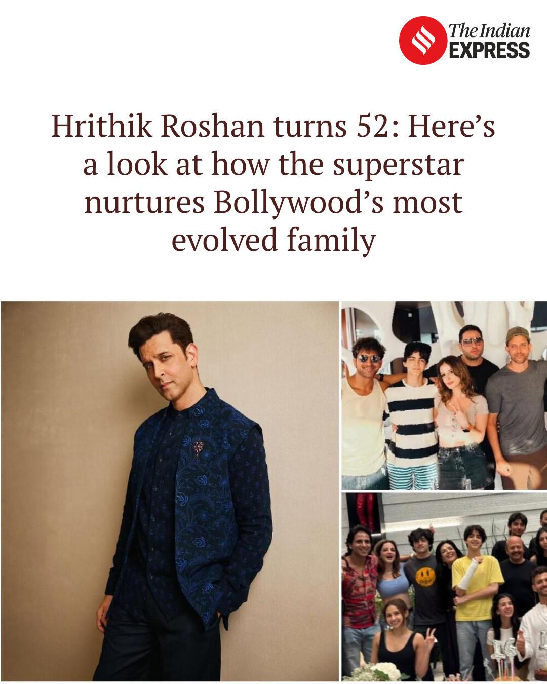 Indian - Hrithik Roshan turns 52: Here’s a look at how the superstar ...