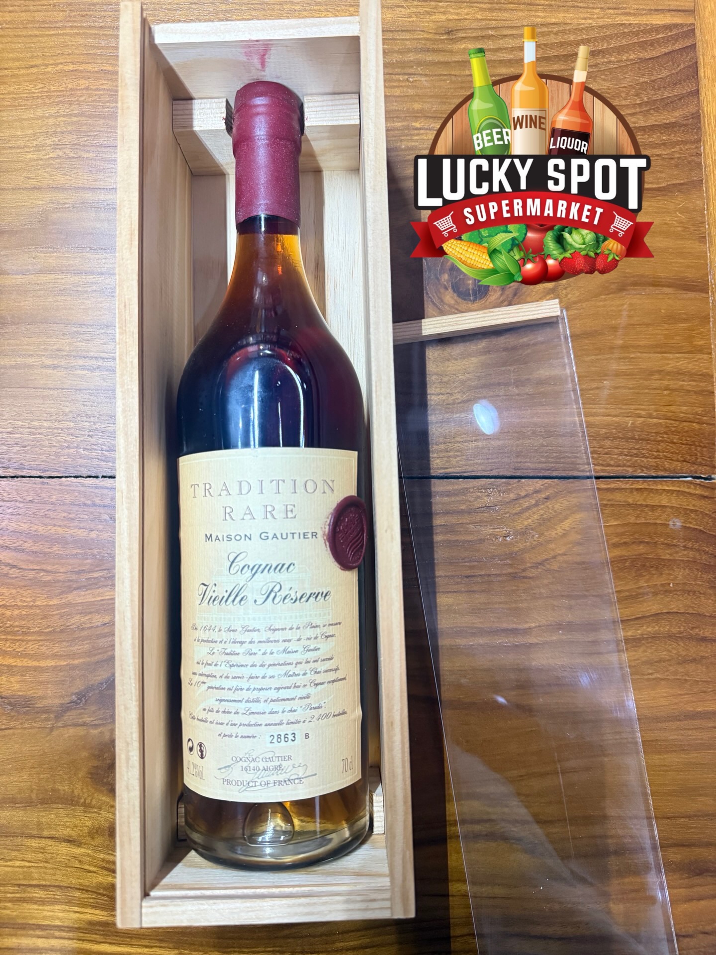 The Guinness World Records announced the oldest bottle of cognac